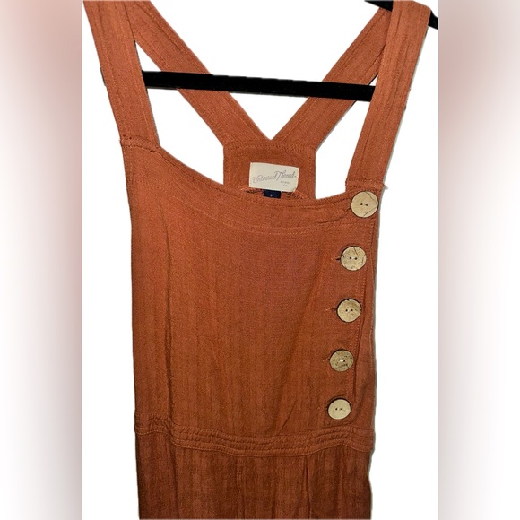 Universal Thread Rusty Orange Jumpsuit - SMALL - Picture 2 of 4
